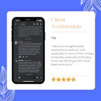client testimonials on a mobile phone