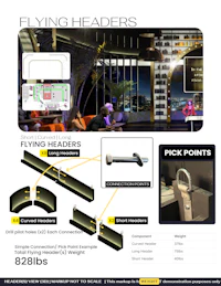 a flyer with information about flying headers