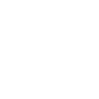 a white circle on a black background
