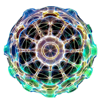 an image of a colorful circle on a black background