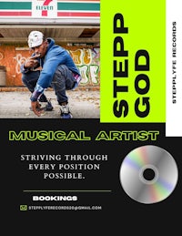 the cd cover for step god musical artist