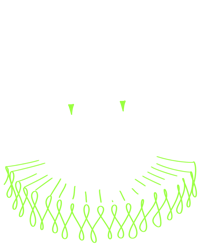 the face of a man with green eyes on a black background