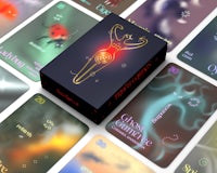 a set of cards with different images on them