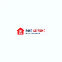 a bond cleaning logo on a white background