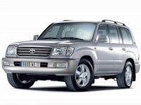 a silver toyota land cruiser is shown on a white background