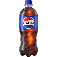 a bottle of pepsi on a black background
