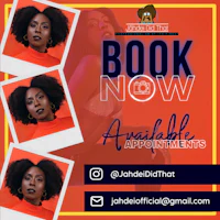 a flyer with the words book now available appointments