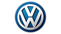volkswagen logo on a black background