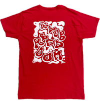 bleach dye one of one screen printed 