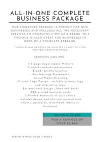 all in one complete business package