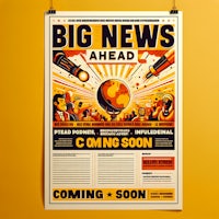 big news coming soon poster