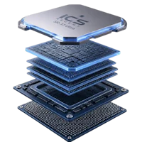a cpu stacked on top of another cpu