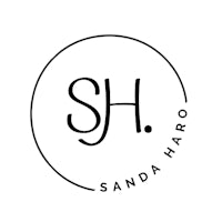 the logo for sanda haro