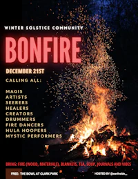 bonfire - winter solstice community