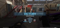 a screenshot of a video game with the word victory