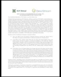 a document with the word devstream on it