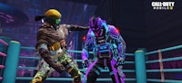 two characters fighting in a boxing ring