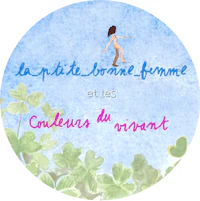 a circle with a woman on it and the words'la petite brune femme'