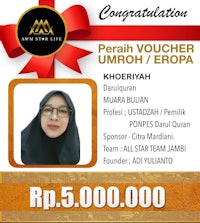 a woman wearing a hijab with the words'congratulations'