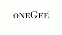 one gee logo on a white background