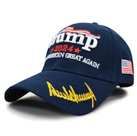 a hat with the words trump 2020 american great again on it