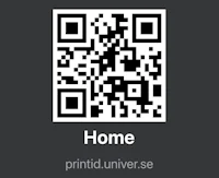 a qr code with the word home on it