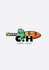 a logo for a carrot hunter