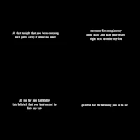 a black screen with text on it