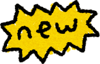 a yellow star with the word new on it