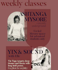 ashtanga mysore weekly classes