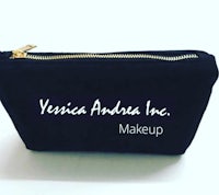 a black makeup bag with the word'yorica andrew inc' on it