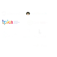 a group of different logos on a black background