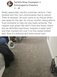 a picture of a carpet with a vacuum cleaner in it