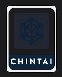 the chintai logo on a black background
