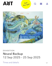 a screen with the words'neutral backup' and a picture of a fish