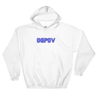 a white hoodie with the word voodoo on it