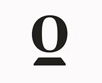 the number o on a white background