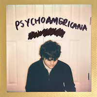 a photo of a man with the words psychoamericana on it