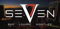 the logo for seven bar lounge nightlife