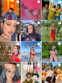 a collage of pictures of women with different hairstyles