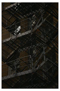 a building with a fire escape