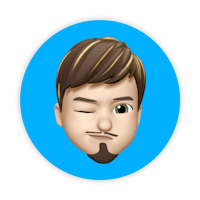 an emoji of a man with a beard