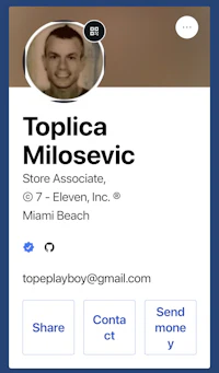 a screenshot of a facebook page with the name, topica milojevic