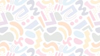 a colorful abstract pattern on a white background