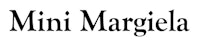 the logo for mini margela on a white background