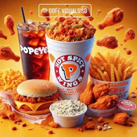 popeye's hot kings ad