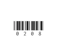 a barcode on a white background
