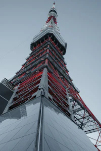 a view of the tokyo tower in japan