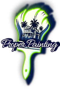 the logo for proper painting