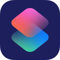 a colorful square icon on a dark background